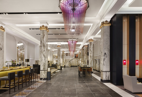 Lobby des Hotel Reichshof Hamburg