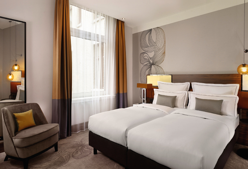 Doppelzimmer im Hotel Reichshof Hamburg