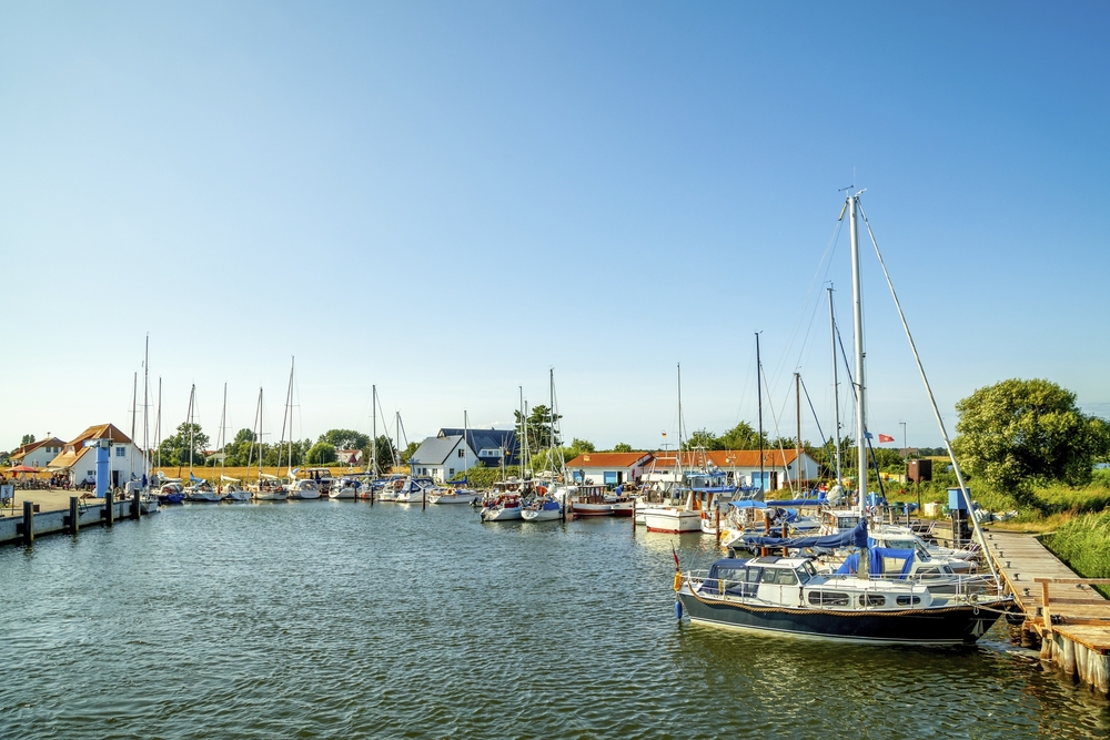 Vitte Hiddensee Hafen