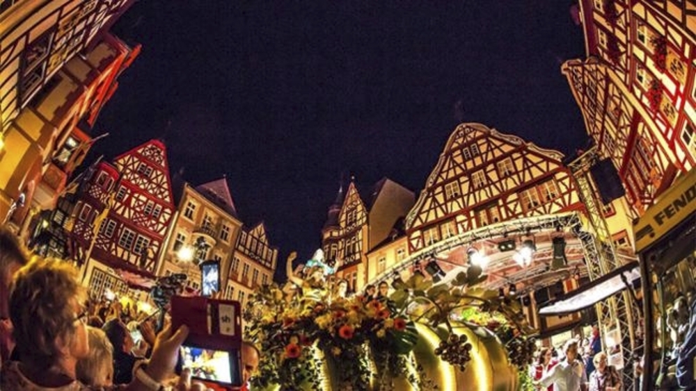 Weinfest Mittelmosel Abends